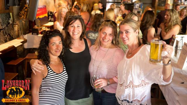 Such a great night! (Erin only had 1 beer though - so busy managing the silent auction!)