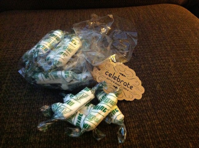 Lovely mints, courtesy of Roxanne from Celebrate Whistler. Thanks!
