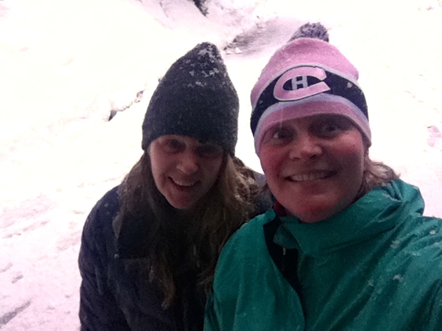 Selfie with Lisa on one of our walks.